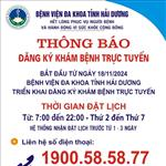  Hướng dẫn Đăng ký khám bệnh trực tuyến tại Bệnh viện Đa khoa tỉnh Hải Dương